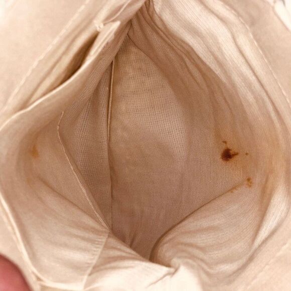 Vintage 70s Pocketbook Ivory Macrame Purse Crochet Shoulder Bag Boho - Picture 6 of 7